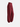 DressUp high-waisted burgundy balloon trousers with pleated front and elastic cuffs in a side profile view